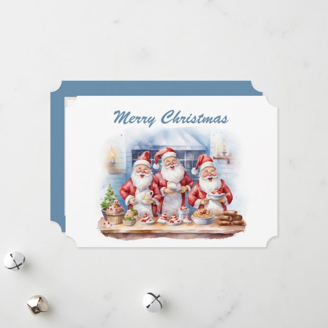 Weihnachtsgebäck Weihnachten hinzufügen (Vorderseite/Rückseite Beispiel)