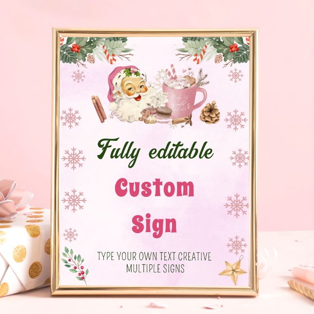 Weihnachtsgebäck Weihnachts Party Tafelschild Poster (Von Creator hochgeladen)