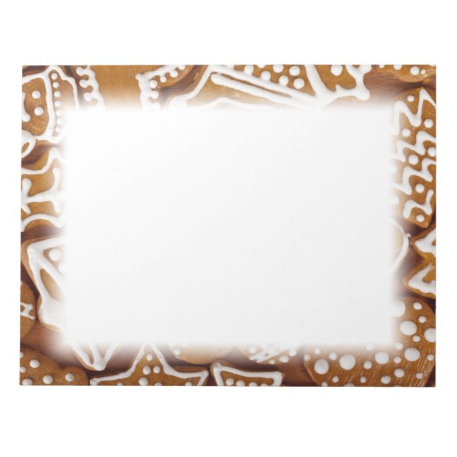 Weihnachtsgebäck Weihnachtskekse Notizblock (Vorderseite)