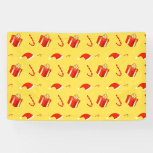Weihnachtsgebäck Weihnachtsmannmütze Banner