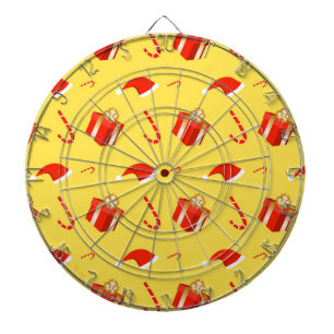 Weihnachtsgebäck Weihnachtsmannmütze Dartscheibe