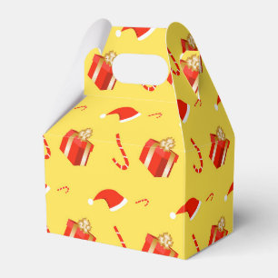 Weihnachtsgebäck Weihnachtsmannmütze Geschenkschachtel