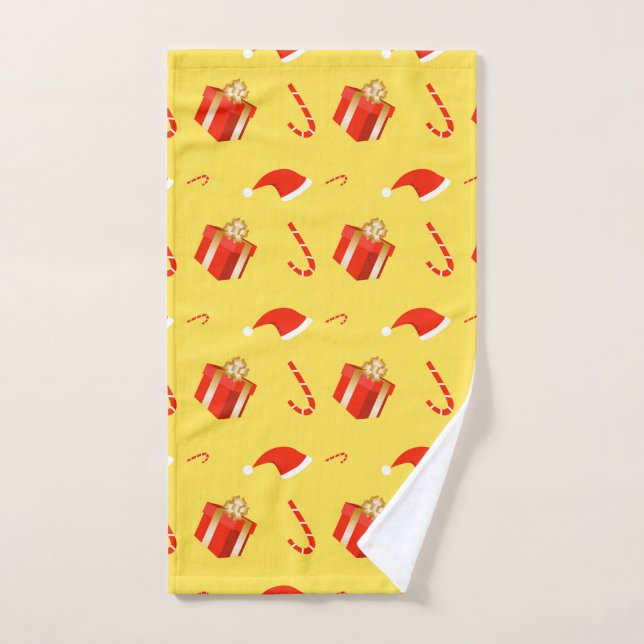 Weihnachtsgebäck Weihnachtsmannmütze Handtuch (Handtuch)
