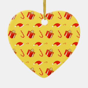 Weihnachtsgebäck Weihnachtsmannmütze Keramik Ornament