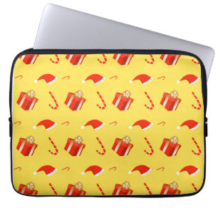 Weihnachtsgebäck Weihnachtsmannmütze Laptopschutzhülle