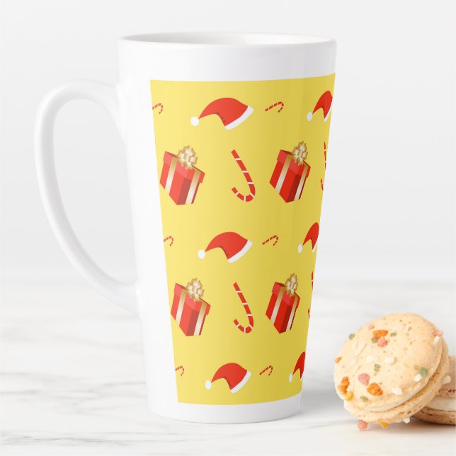 Weihnachtsgebäck Weihnachtsmannmütze Milchtasse (Beispiel)