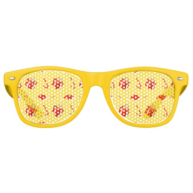Weihnachtsgebäck Weihnachtsmannmütze Partybrille (Vorderseite)