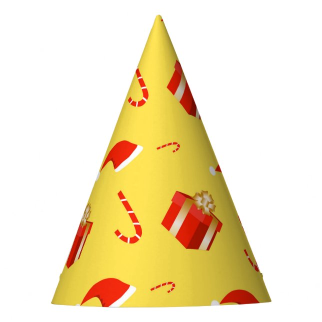 Weihnachtsgebäck Weihnachtsmannmütze Partyhütchen (Vorderseite)