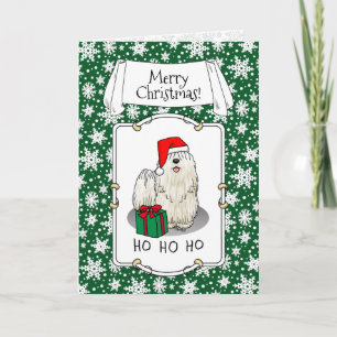 Weihnachtsgebäck Weihnachtsmannmütze Puli Hund (we Karte