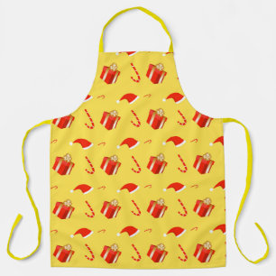 Weihnachtsgebäck Weihnachtsmannmütze Schürze