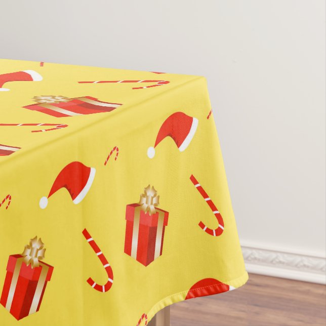 Weihnachtsgebäck Weihnachtsmannmütze Tischdecke (Beispiel)