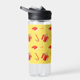 Weihnachtsgebäck Weihnachtsmannmütze Trinkflasche