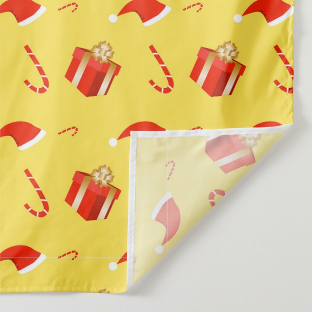 Weihnachtsgebäck Weihnachtsmannmütze Wandteppich (Detail)