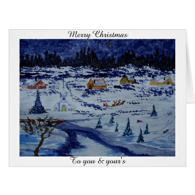 Weihnachtsgebirge (Vorderseite (Horizontal))