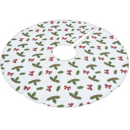 Weihnachtsgebirge, Heilige Pflanze und Muster der Polyester Weihnachtsbaumdecke
