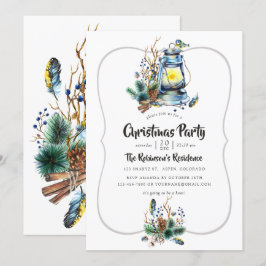 Weihnachtsgebirge Party Einladung
