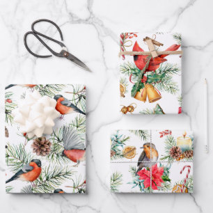 Weihnachtsgeburt Grüne Geschenkpapier Set
