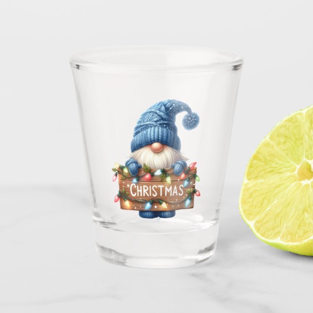 Weihnachtsgeburtglas Schnapsglas (Vorderseite)