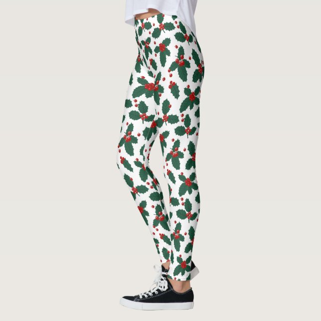 Weihnachtsgeburtmuster Leggings (Links)