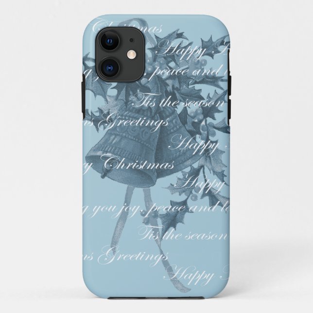 Weihnachtsgeburtspasseln blau-neutral Case-Mate iPhone hülle (Rückseite)