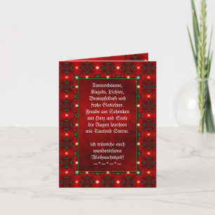 Weihnachtsgedicht Deutsch , Text hinzufügen