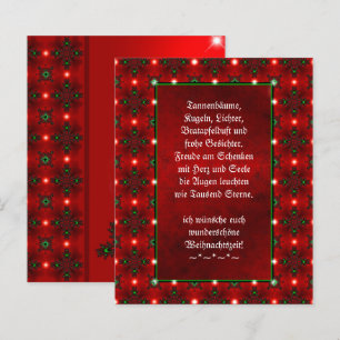 Weihnachtsgedicht Deutsch , Text hinzufügen