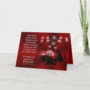 Weihnachtsgedicht Deutsch , Text hinzufügen Karte