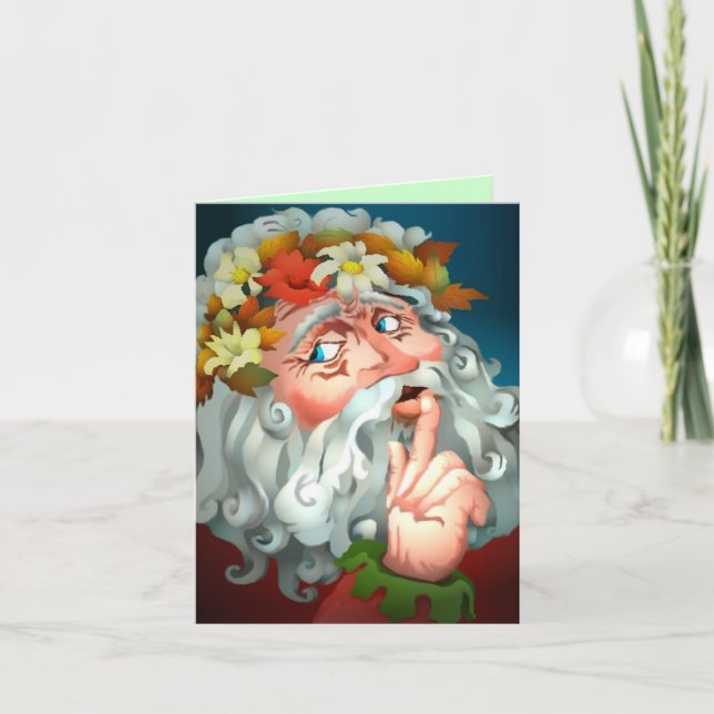 WEIHNACHTSgeheime Feiertagskarte (Vorderseite)