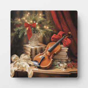 Weihnachtsgeigenmusik Fotoplatte
