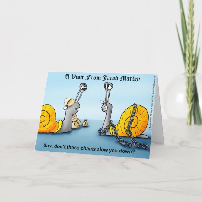 Weihnachtsgeist Feiertagskarte (Vorderseite)