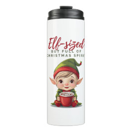 Weihnachtsgeist, heißer Thermaltumbler Thermosbecher