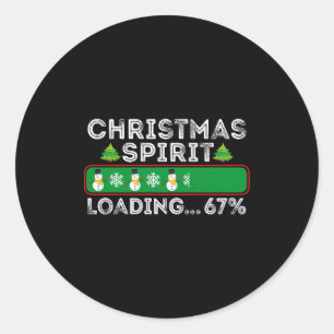 Weihnachtsgeist lädt 67 Six Seven Meme Lustig S Runder Aufkleber