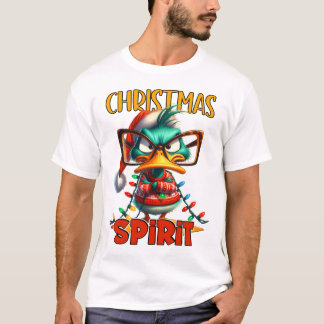 Weihnachtsgeist - Sarcastic Grumpy Duck Weihnachte T-Shirt