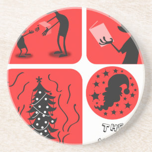 Weihnachtsgeist Untersetzer