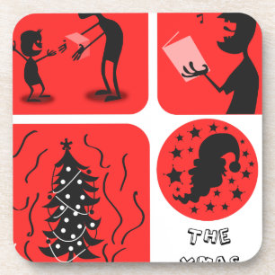 Weihnachtsgeist Untersetzer