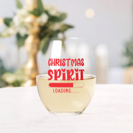 Weihnachtsgeist Weinglas Ohne Stiel