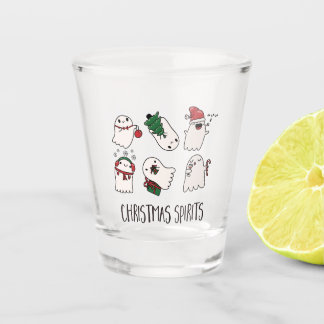 Weihnachtsgeister Schnapsglas
