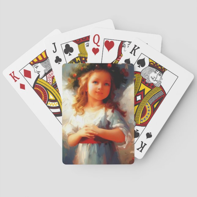 Weihnachtsgel (1) spielkarten (Rückseite)