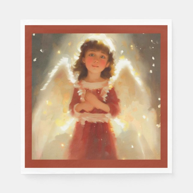 Weihnachtsgel 4 serviette (Vorderseite)