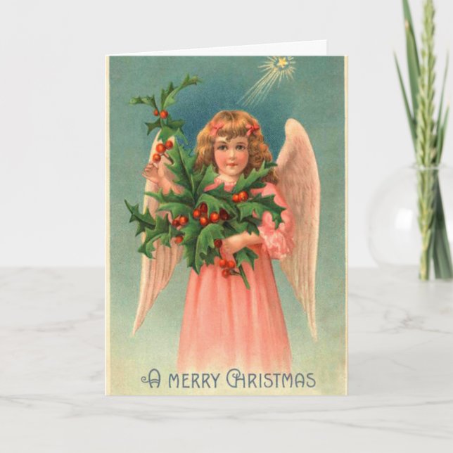 Weihnachtsgel bringt Segnungen, Feiertagskarte (Vorderseite)