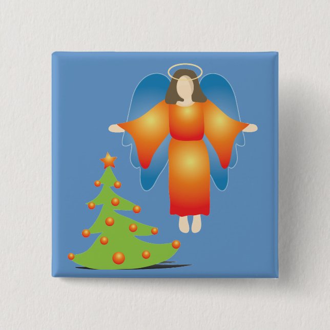 Weihnachtsgel Button (Vorderseite)