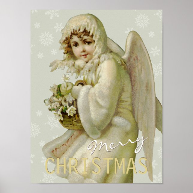 Weihnachtsgel CC0619 Cardstock Poster (Vorne)