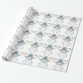 Weihnachtsgel des Glaubens Geschenkpapier