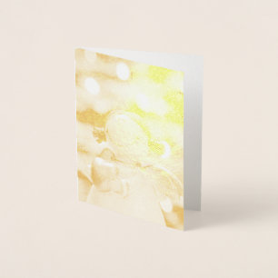 Weihnachtsgel Folienkarte