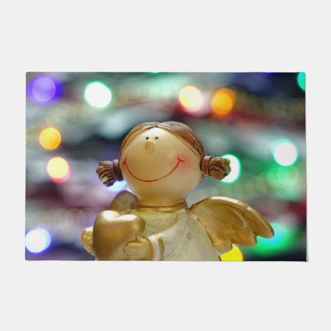 Weihnachtsgel Fußmatte (Vorderseite)