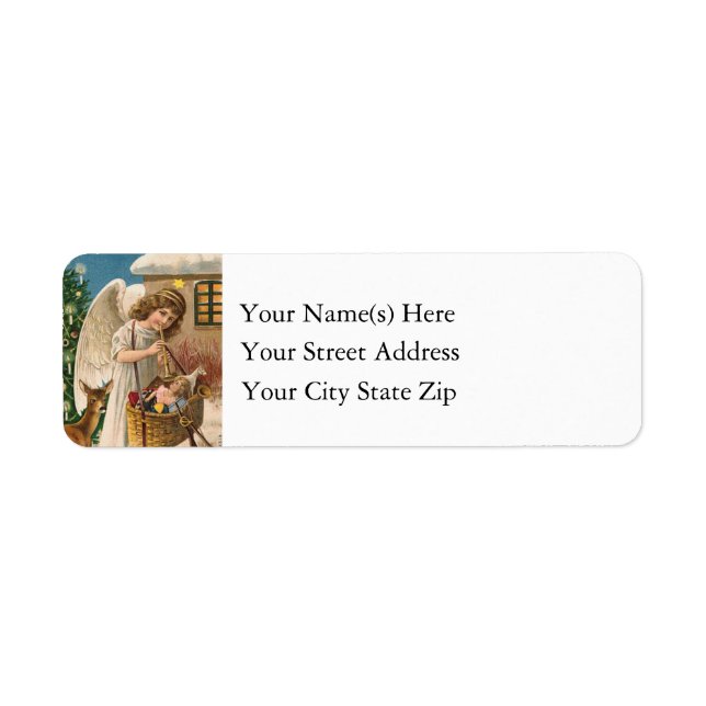 Weihnachtsgel mit Spielzeug Vintag (Vorne)