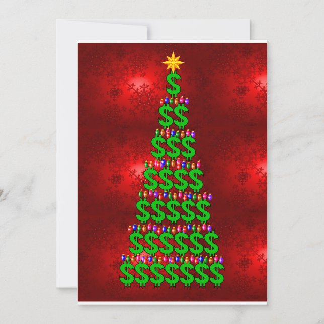 Weihnachtsgeld Einladung (Vorderseite)