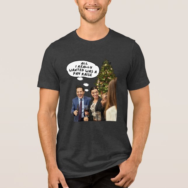 Weihnachtsgeld erhöhen: Tri-Blend shirt (Vorderseite)