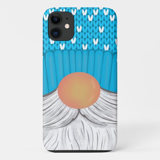 Weihnachtsgenome Winter Hat Beard Sweater Case-Mate iPhone Hülle (Rückseite)