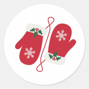 Weihnachtsgenossen Runder Aufkleber